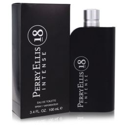Perry Ellis 18 Intense Eau De Toilette Spray 3.4 Oz For Men