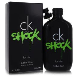 Ck One Shock Eau De Toilette Spray 6.7 Oz For Men