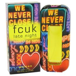 Fcuk Late Night Eau De Toilette Spray 3.4 Oz For Women