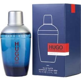 Hugo Dark Blue By Hugo Boss Edt Spray 2.5 Oz For Men