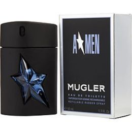 Angel By Thierry Mugler Edt Spray Rubber Bottle Refillable 1.7 Oz For Men