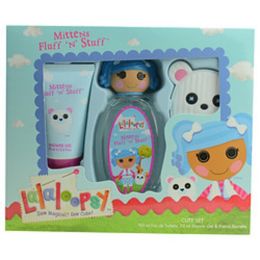 Lalaoopsy Mittens Fluff N Stuff By Marmol & Son Edt Spray 3.4 Oz & Shower Gel 2.5 Oz & Hair Accessory For Women