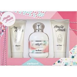 Anais Anais L'original By Cacharel Edt Spray 3.4 Oz & Two Body Lotions 1.7 Oz For Women