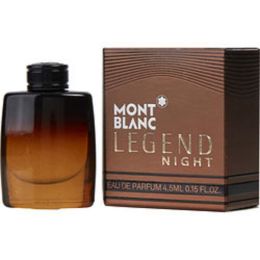 Mont Blanc Legend Night By Mont Blanc Eau De Parfum 0.15 Oz Mini For Men