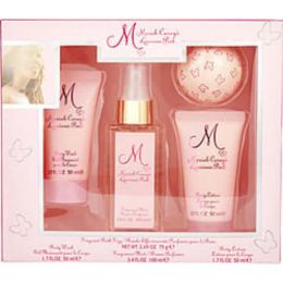 M By Mariah Carey Luscious Pink By Mariah Carey Body Mist 3.3 Oz & Body Wash 1.7 Oz & Body Lotion 1.7 Oz & Bath Fizz 2.6 Oz For Women