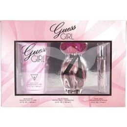 Guess Girl By Guess Edt Spray 3.4 Oz & Body Lotion 6.7 & Edt Spray 0.5 Oz For Women