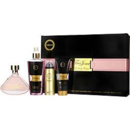 Armaf Tres Jour By Armaf Eau De Parfum Spray 3.4 Oz & Body Lotion 3.4 Oz & Perfume Body Spray 1.7 Oz & Body Spray 8.4 Oz For Women