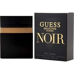 Guess Seductive Homme Noir By Guess Edt Spray 3.4 Oz For Men