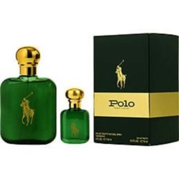 Polo By Ralph Lauren Edt Spray 4 Oz & Edt 0.5 Oz For Men