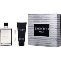 Jimmy Choo By Jimmy Choo Edt Spray 3.3 Oz & Shower Gel 3.3 Oz & Edt Spray 0.25 Oz Mini For Men