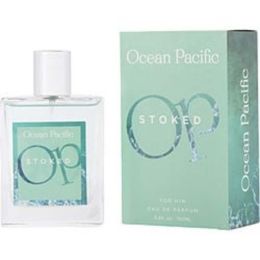 Op Stoked By Ocean Pacific Eau De Parfum Spray 3.4 Oz For Men