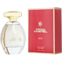 Captain Marvel Red By Marvel Eau De Parfum Spray 3.4 Oz For Women