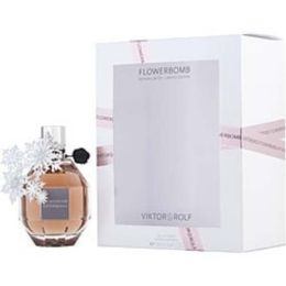 Flowerbomb By Viktor & Rolf Eau De Parfum Spray 3.4 Oz (christmas Edition 2019) For Women