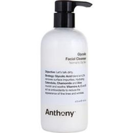 Anthony By Anthony Glycolic Facial Cleanser --16oz For Men