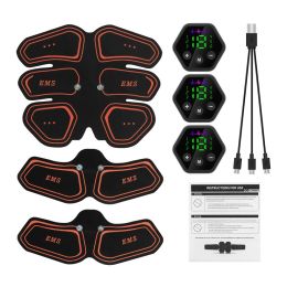 Digital Display Abdominal Muscle Patch EMS Muscle Massage (Option: )