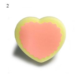 Soft Painless Hair Removal Sponge Hair Depilation Spong Pad Body Leg Hand Hair Remover Heart-shaped Round Skin Care Beauty Tools (Color: 2)