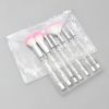 7 Pcs/set Glitter Makeup Brushes Diamond Crystal Handle Set Powder Foundation Eyebrow Face Makeup Brush Cosmetic