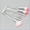 7 Pcs/set Glitter Makeup Brushes Diamond Crystal Handle Set Powder Foundation Eyebrow Face Makeup Brush Cosmetic